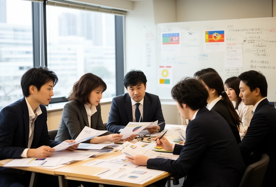 異文化交渉の授業風景